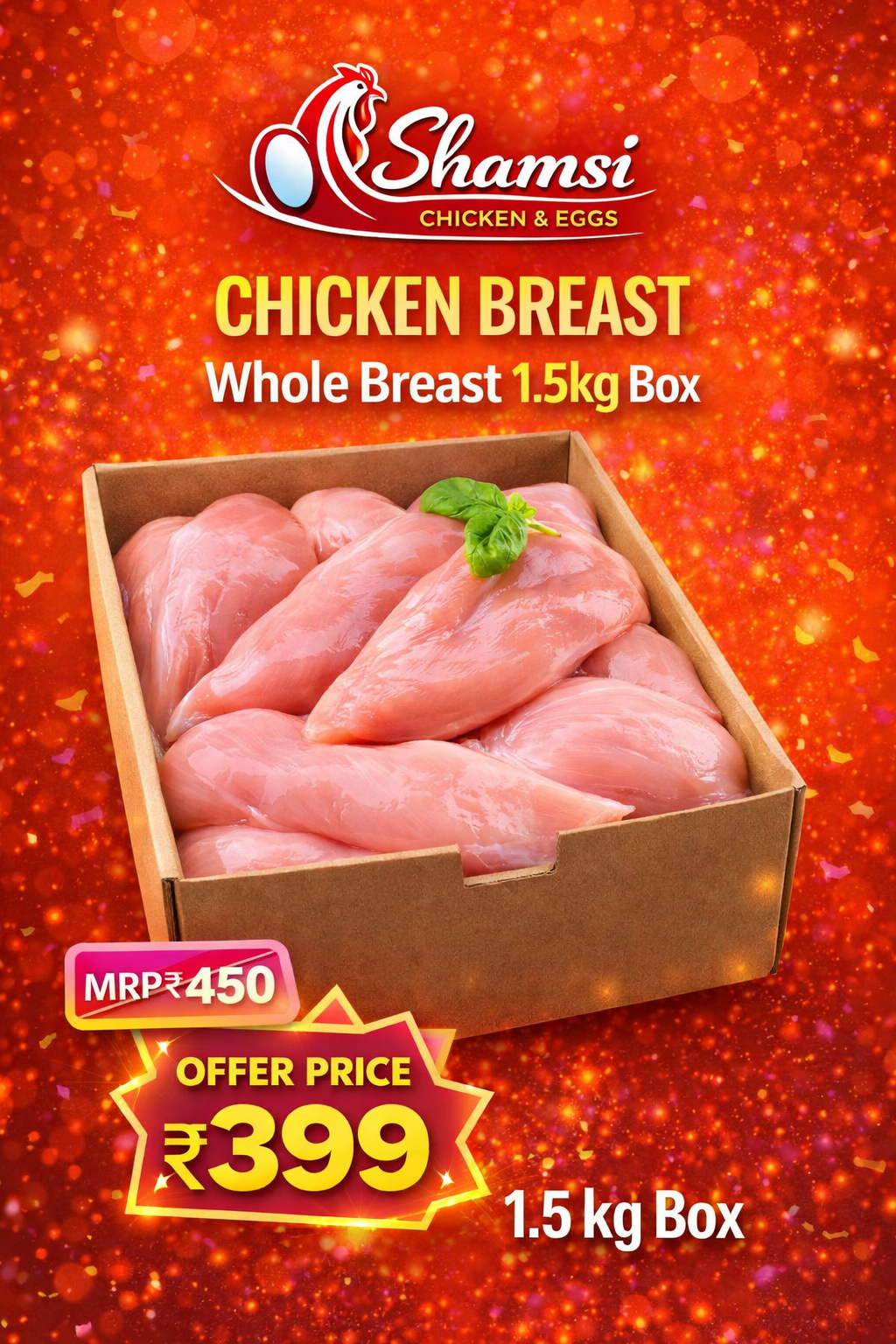 Fresh Chicken Breast (Boneless) – High Protein | Lean Cut